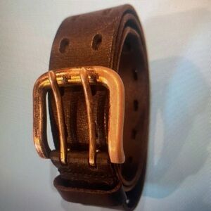 Men's Brown Leather Belt